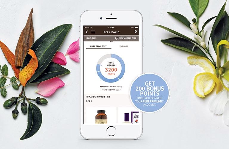 Click Download Now to Get 200 bonus points for the first time you connect your Pure Privilege account