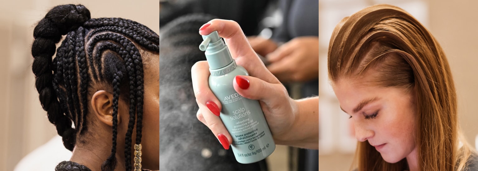 Great style starts at the scalp. Shop scalp solutions refreshing protective mist.