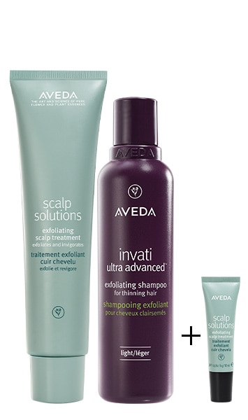 Scalp solution scalp treatment+Invati ultra advanced™ shampoo set